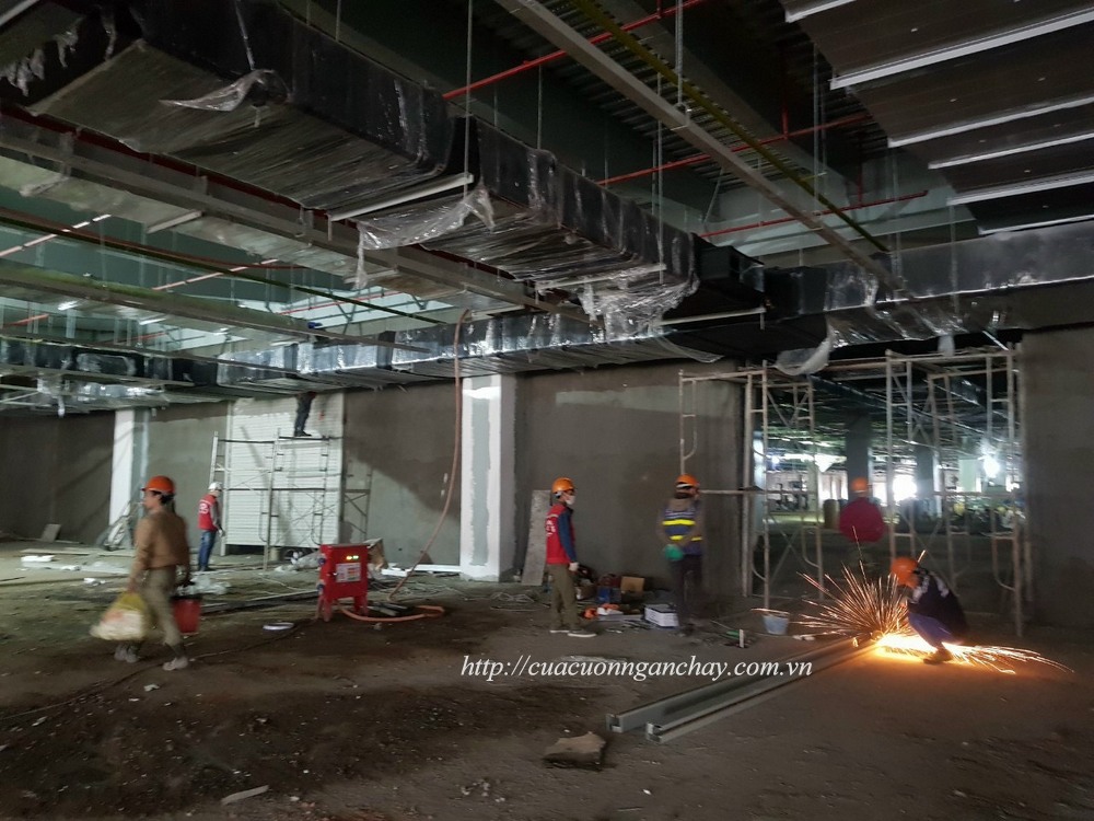 Cửa cuốn chống cháy tại Hà Nội, cửa cuốn chống cháy 