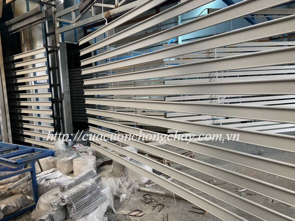 cửa cuốn chống cháy korea