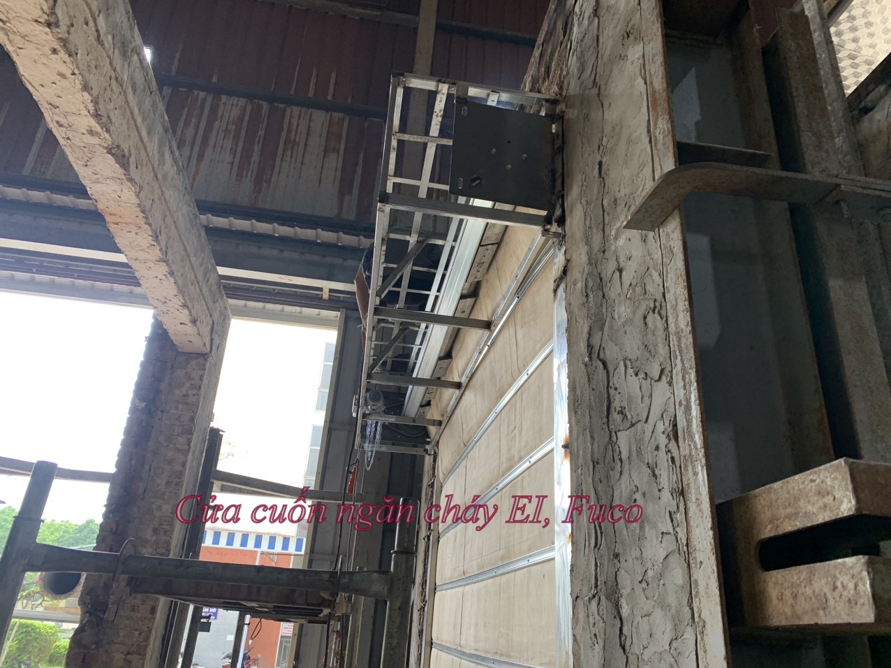 Cửa cuốn chống cháy E120, cách nhiệt EI60