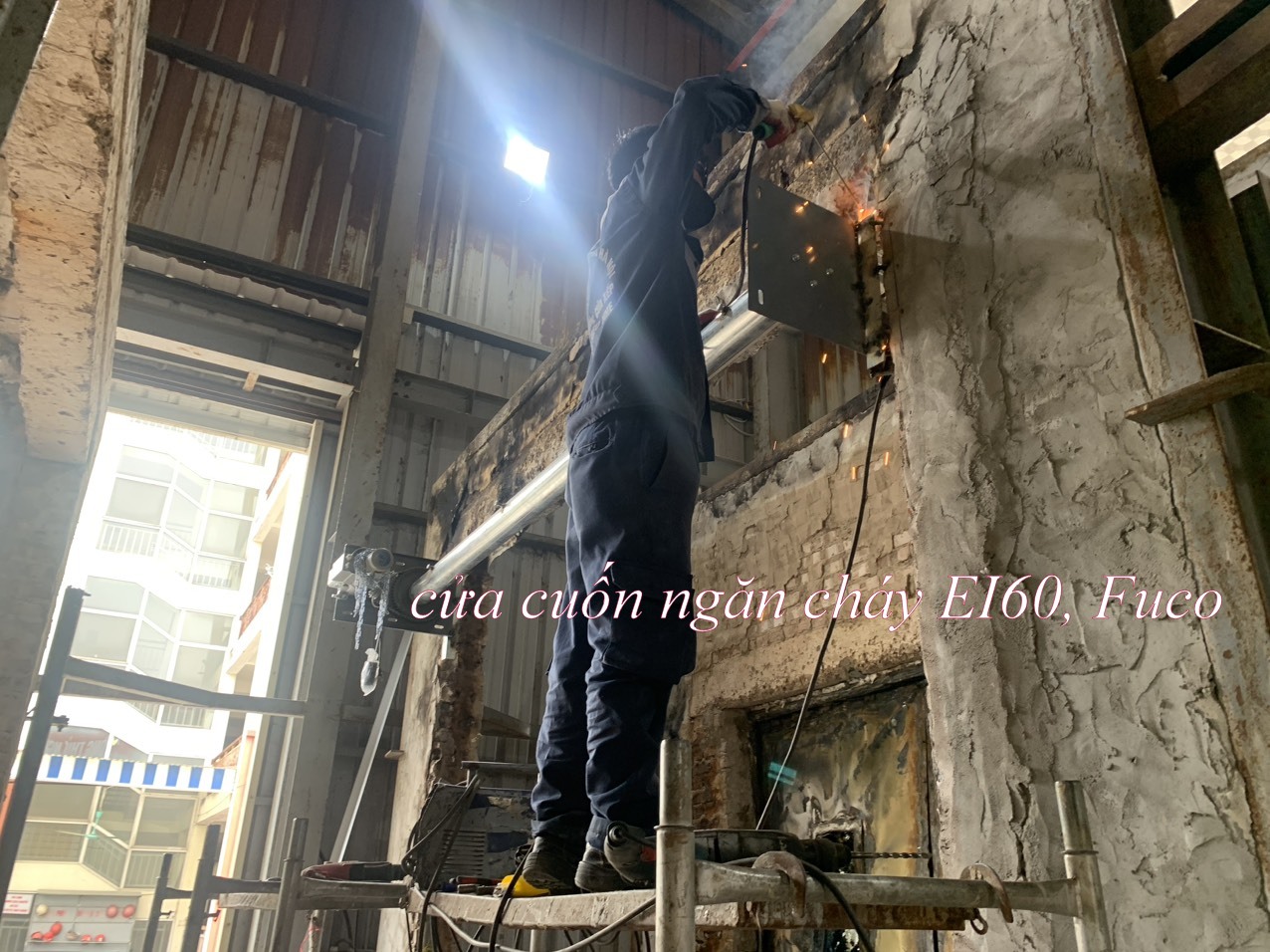 Báo giá cửa cuốn chống cháy EI 60, EI 70, EI 90 phút 