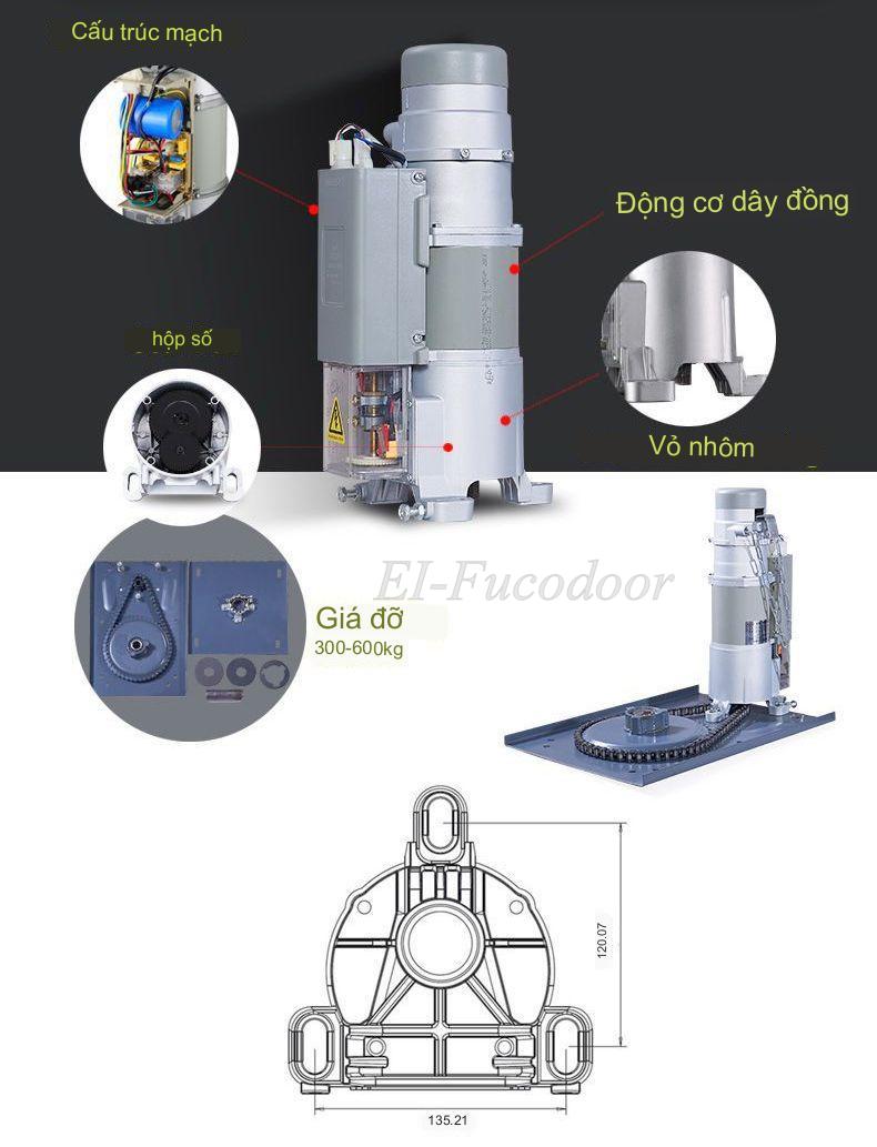motor Cửa cuốn chống cháy EI 60