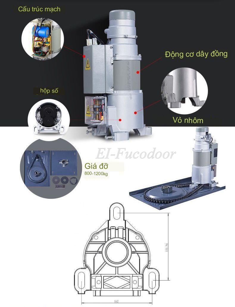 motor Cửa cuốn chống cháy EI 60