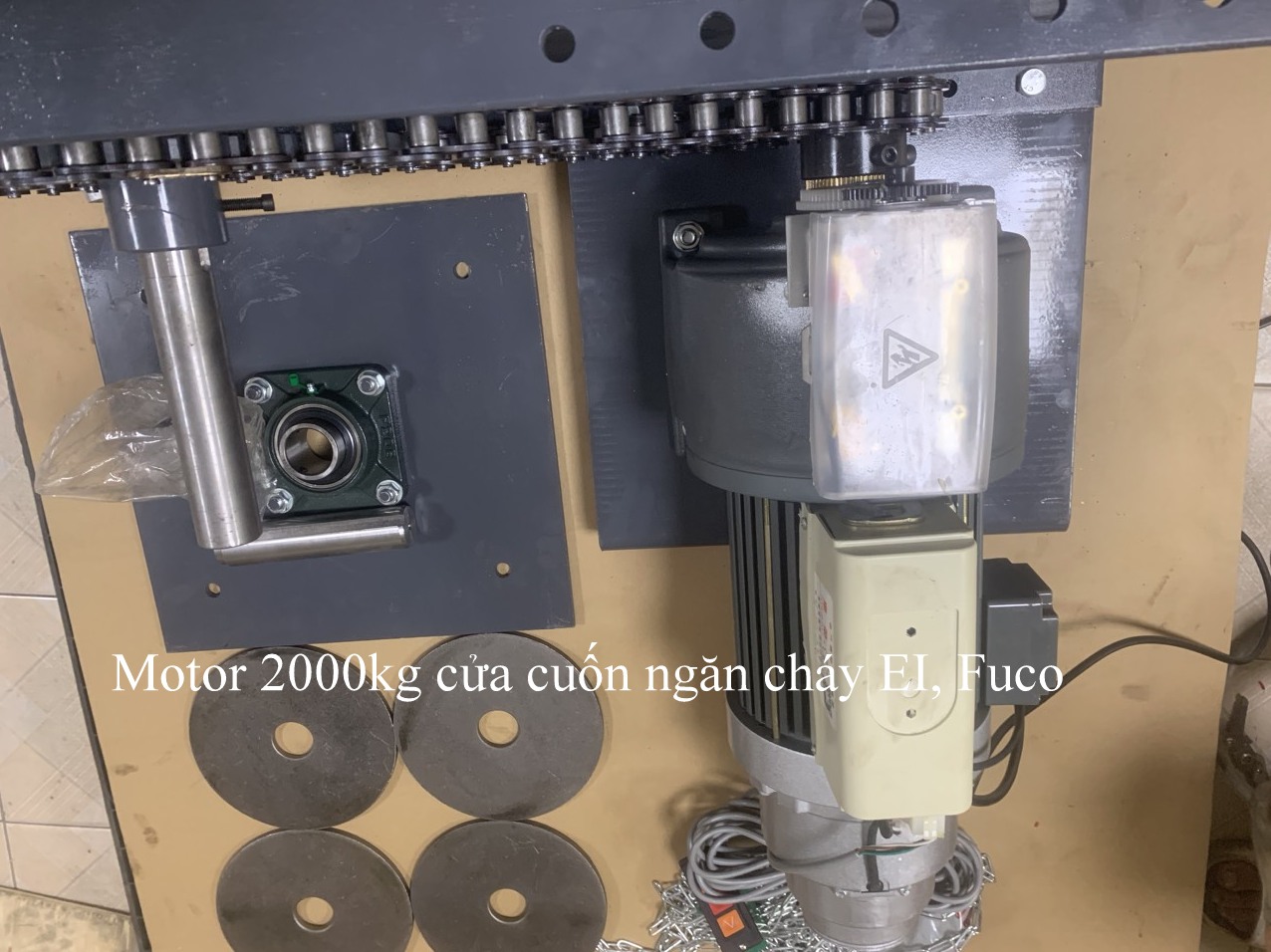 cửa cuốn thép chống cháy EI 