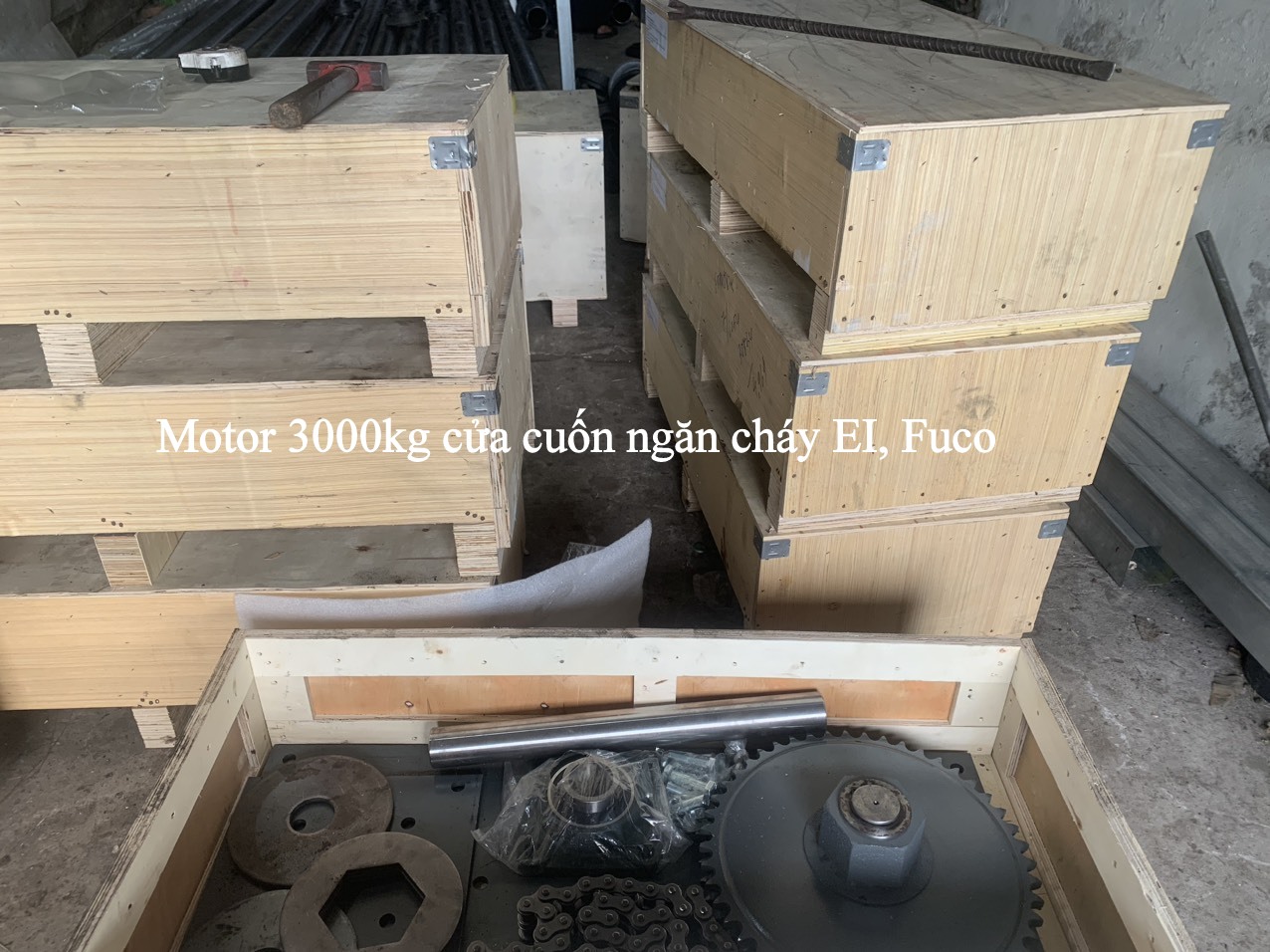 Cửa cuốn chống cháy, cách nhiệt EI, cửa cuốn ngăn cháy 
