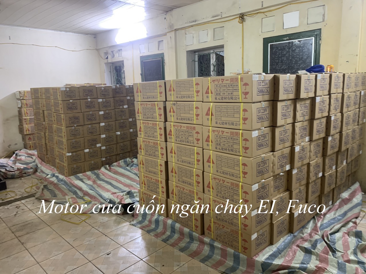 Motor, động cơ cửa cuốn ngăn cháy EI
