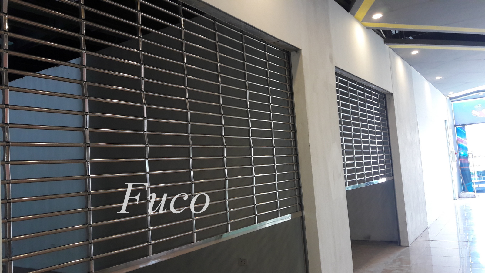 Cửa cuốn song ngang ống tròn 19 và phi 21, INOX 201 và INOX 304