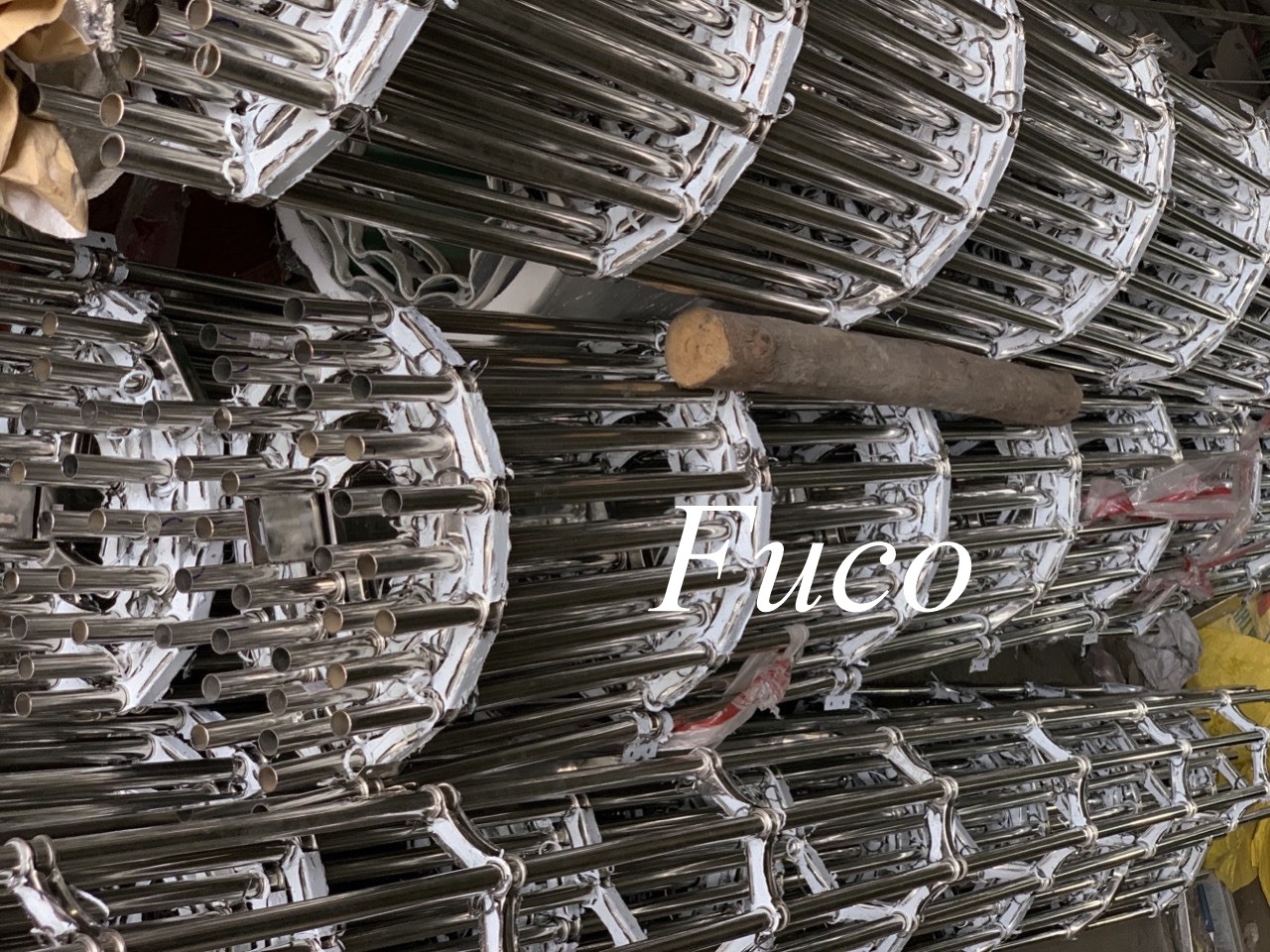 Cửa cuốn song ngang ống tròn 19 và phi 21, INOX 201 và INOX 30