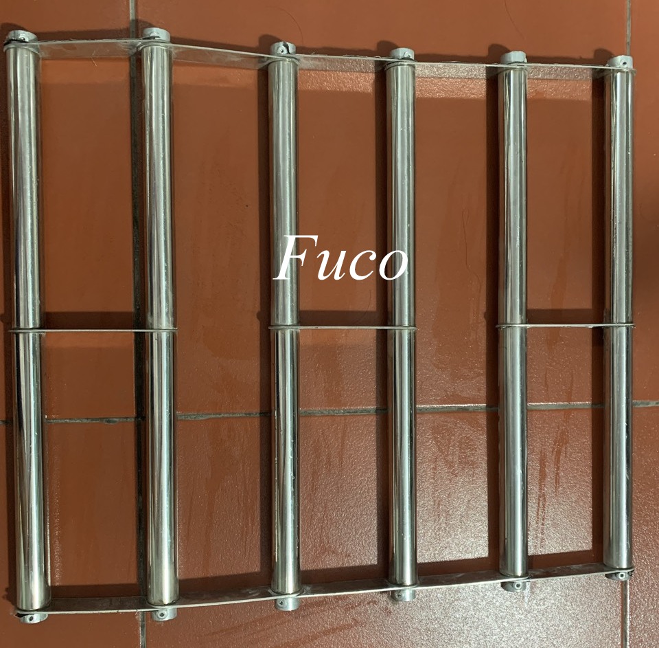 Cửa cuốn song ngang hộp 20x20, INOX 201 và INOX 304