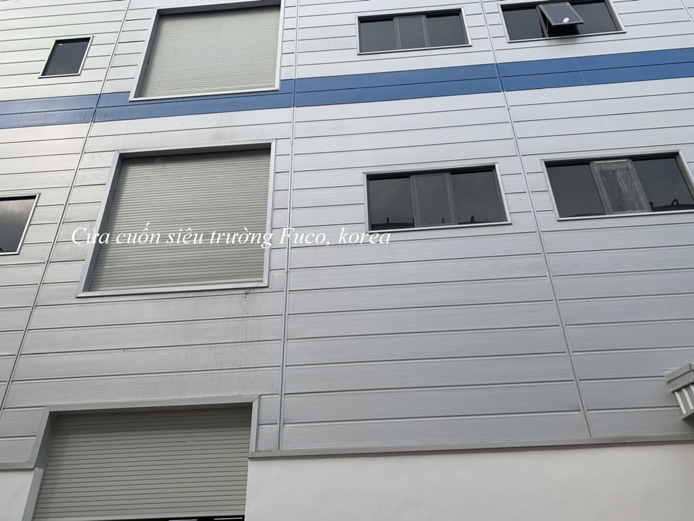 Cửa cuốn siêu trường nhà xưởng tại Hà Tĩnh