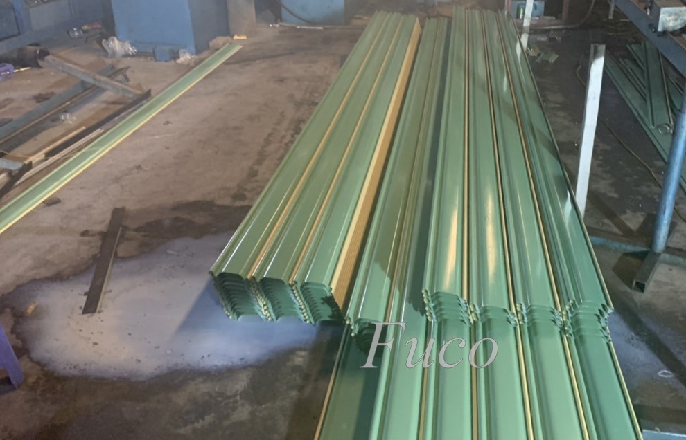 Thân cửa cuốn siêu trường thép mạ kẽm, mạ màu