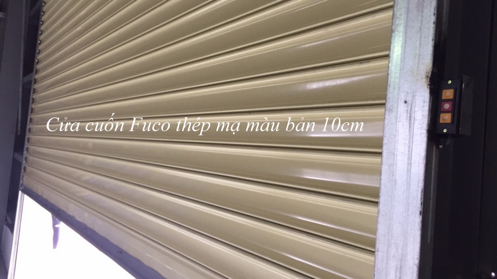 Cửa cuốn siêu trường thép mạ màu, cửa cuốn nhà xưởng