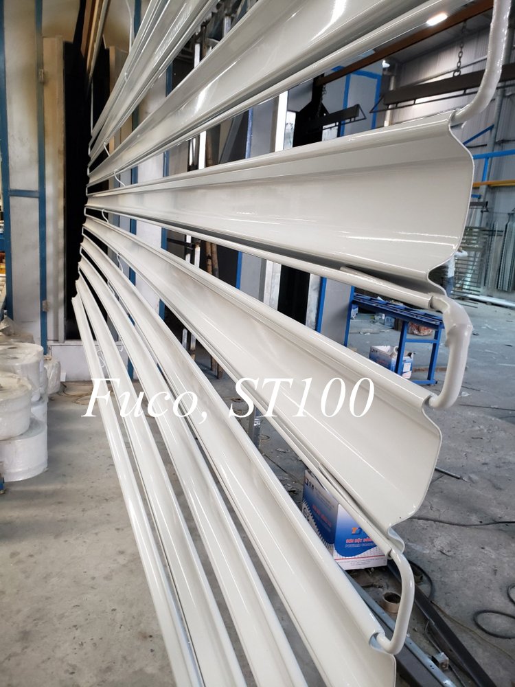 Cửa cuốn siêu trường 1.6ly, cửa cuốn rộng 10m