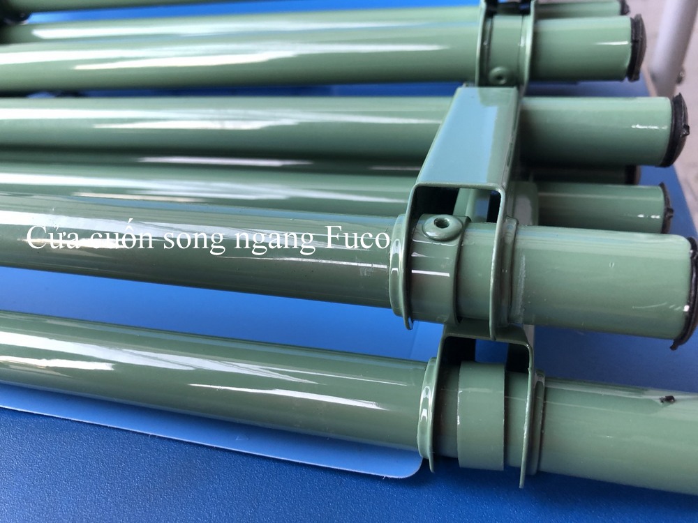 Cửa cuốn khớp thoáng song ngang sơn tĩnh điện