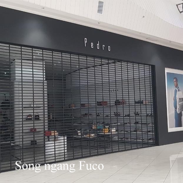 Cửa cuốn song ngang ống tròn 19 và phi 21 sơn tĩnh điện