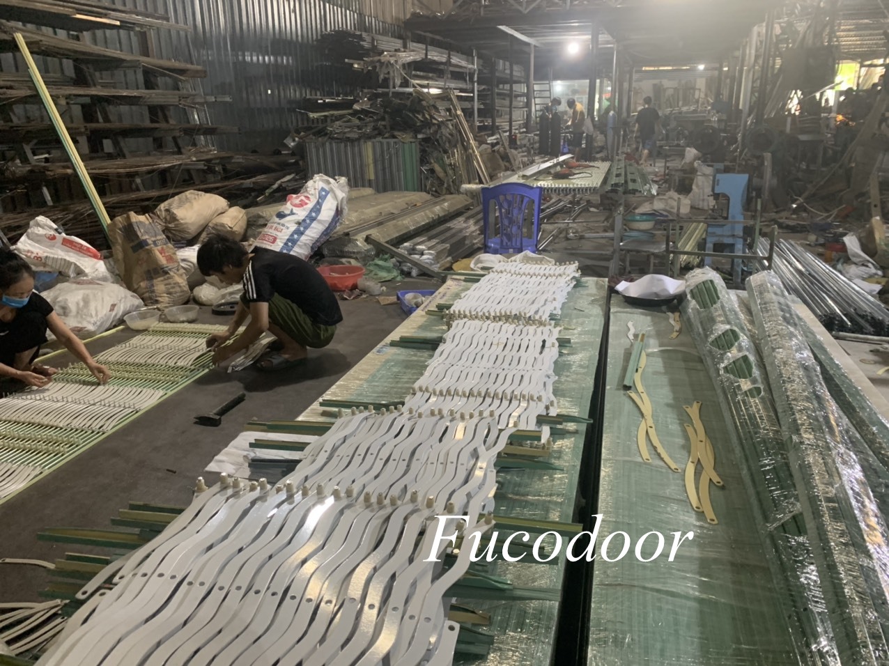 Cách làm cửa xếp  u đúc
