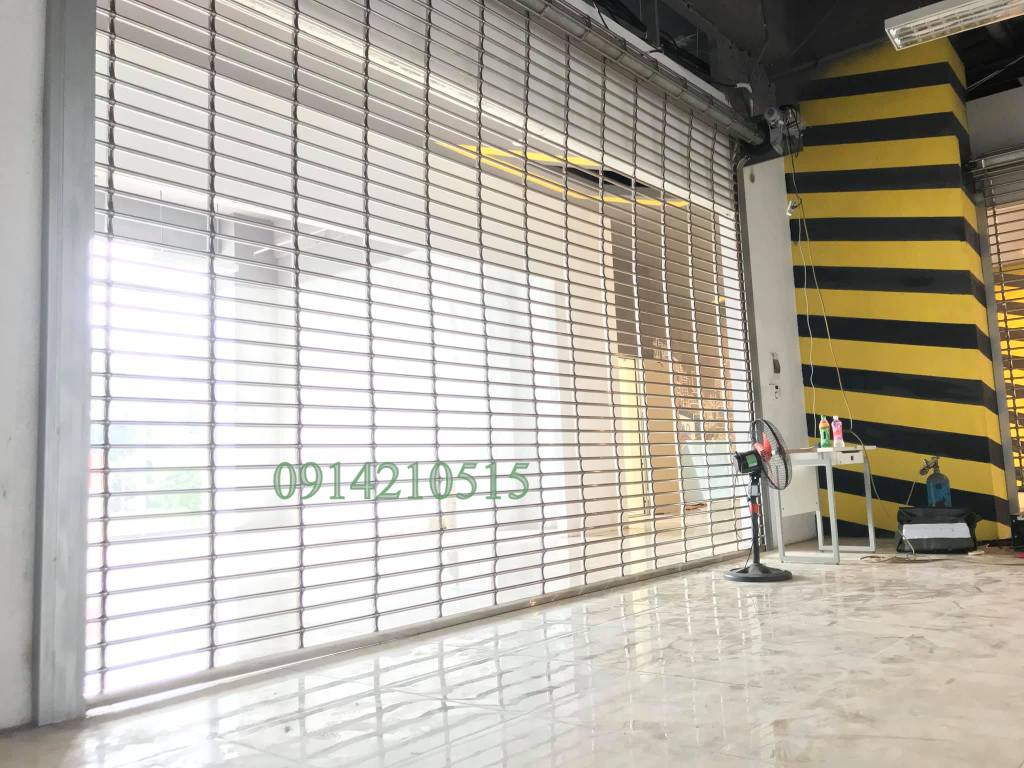 báo giá cửa cuốn song ngang sơn tĩnh điện